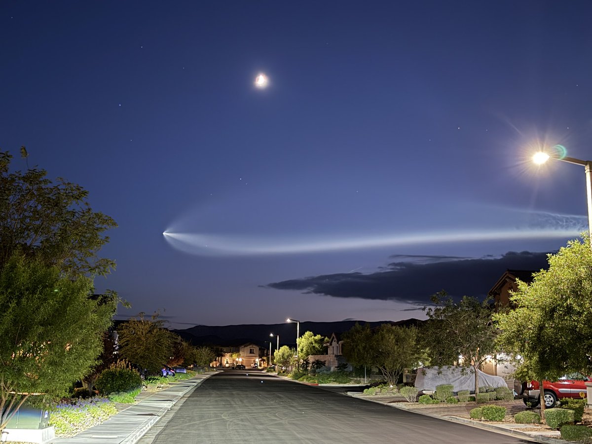 space x from my house 😮