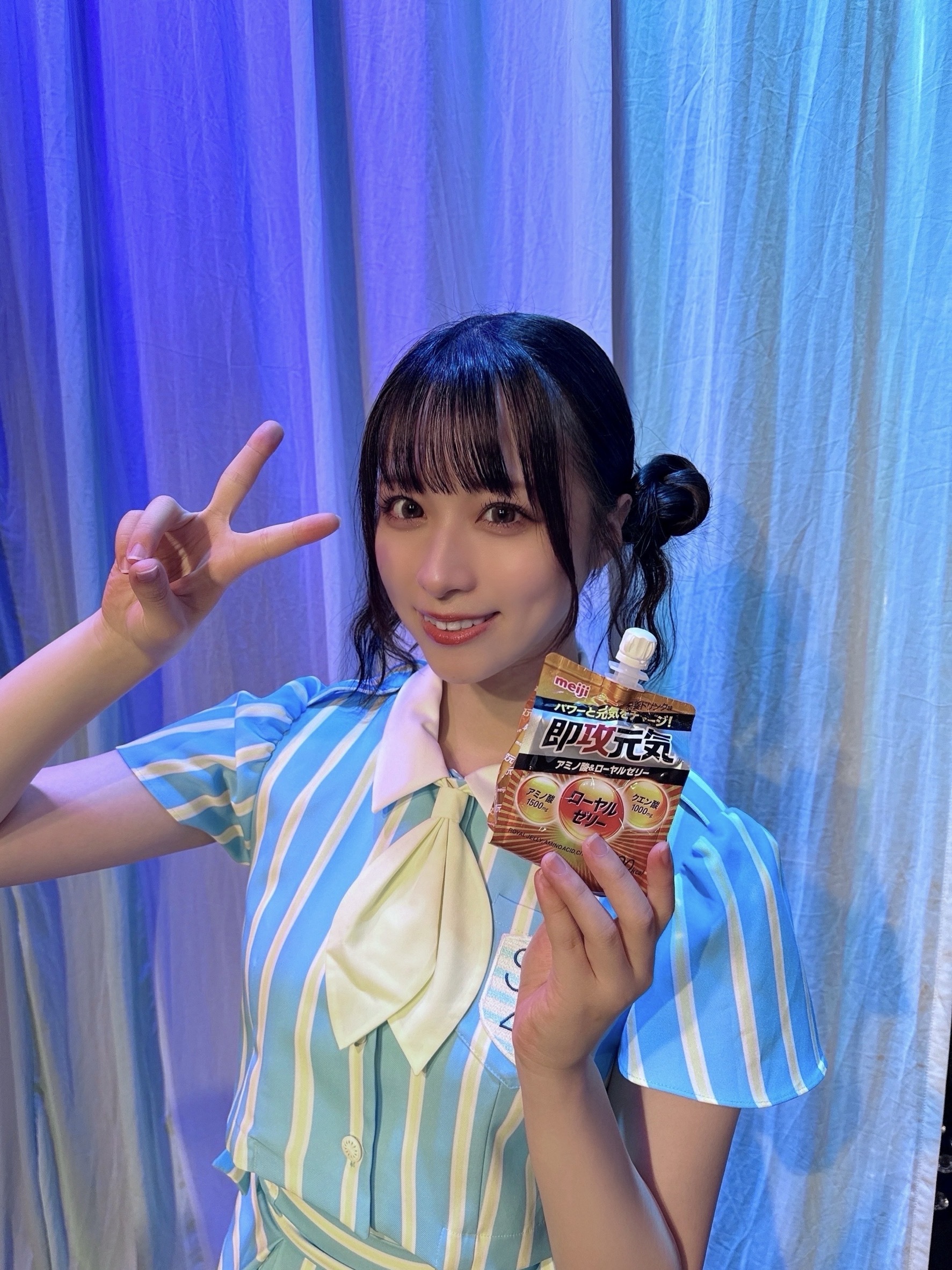 えなこ✖️速攻元気　明治　Bコース　オリジナルプレミアムクリスタル　懸賞当選限定品 ⭐︎懸賞⭐︎明治【即効元気を買ってえなこに会えちゃう