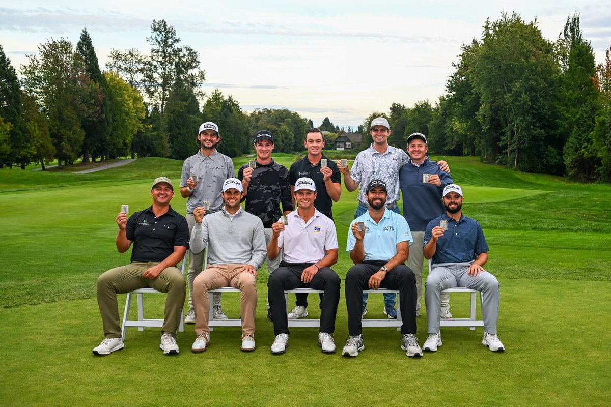 PGATOURAmericas's tweet image. Welcome to the @KornFerryTour, gentlemen 🤝