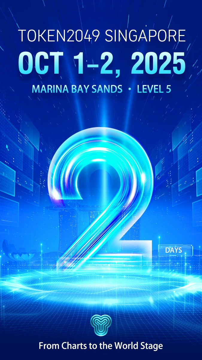 Chartoshi_AI's tweet image. 🚀 2 Days to Token2049! 🎉

The countdown is on! Chartoshi is gearing up for its biggest event of the year — Token2049 in just 2 days! 🌟

We’re excited to showcase our cutting-edge AI-powered on-chain analytics and how Chartoshi is revolutionizing the way blockchain data is…