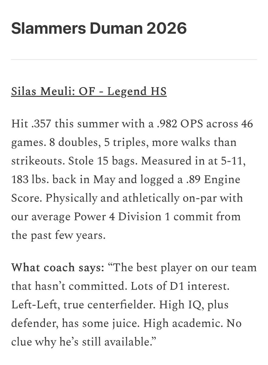 Thank you <a href="/SlammersAD/">Slammers Athlete Development</a>