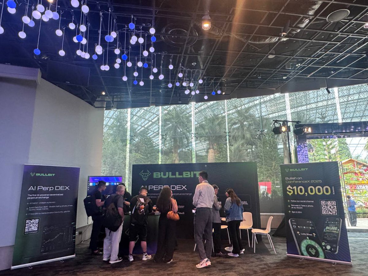 Bullbitai's tweet image. Hello from CoinFerenceX 2025 👋

BullBit is all set – Let’s connect, grab exciting rewards, and make today unforgettable together!💚

#Bullbit #CoinFerenceX