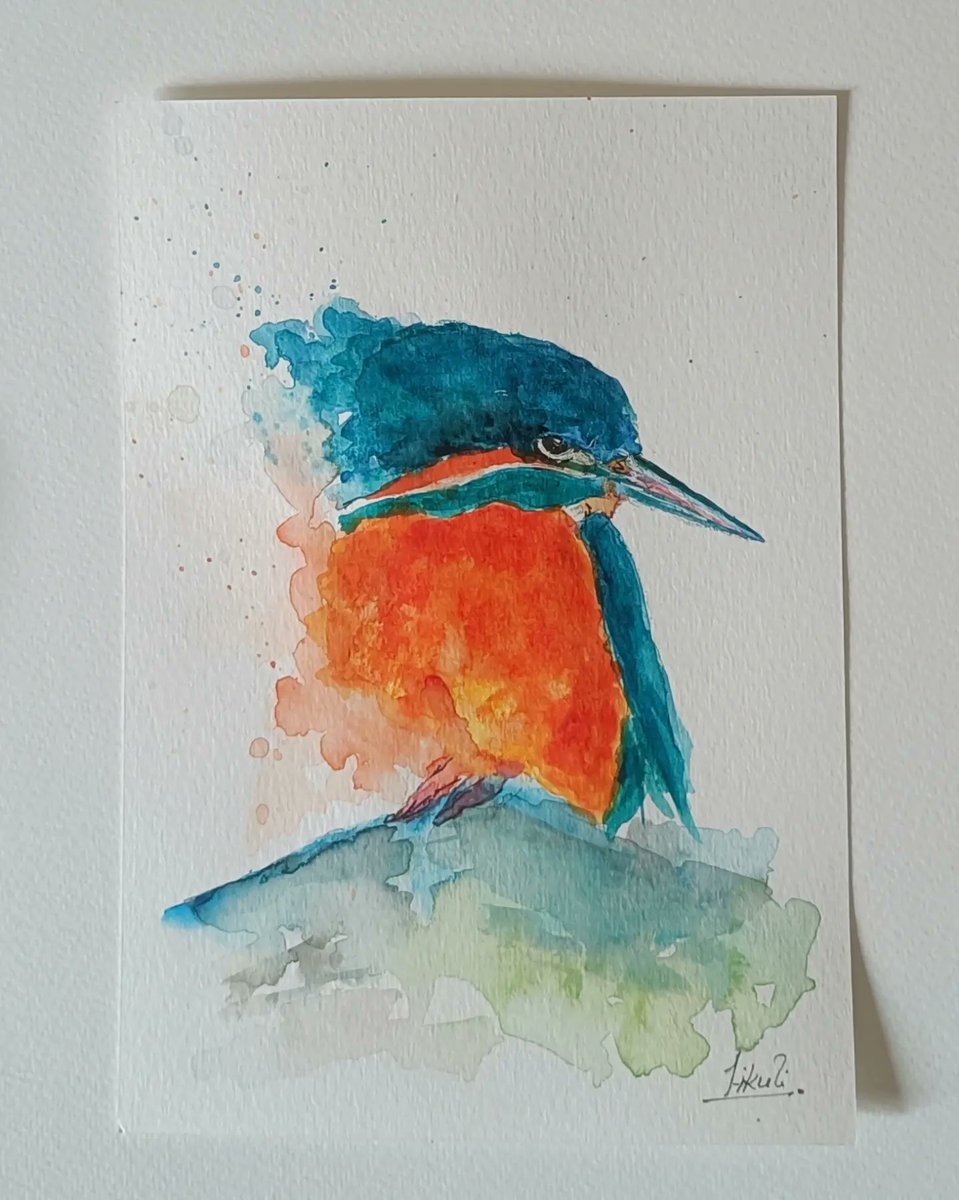 tikulli's tweet image. Some of the original handpainted birds. The first one is A4 &amp;amp; the others are A5. Barn Owl is painted on an upcycled teabag. No AI, print or copy. Real Art. DM to buy. Send as gift. #SupportArtists #SupportSmallBusinesses #artsale #artforhome #GiftArt #birds @Team_eBird @IndiAves