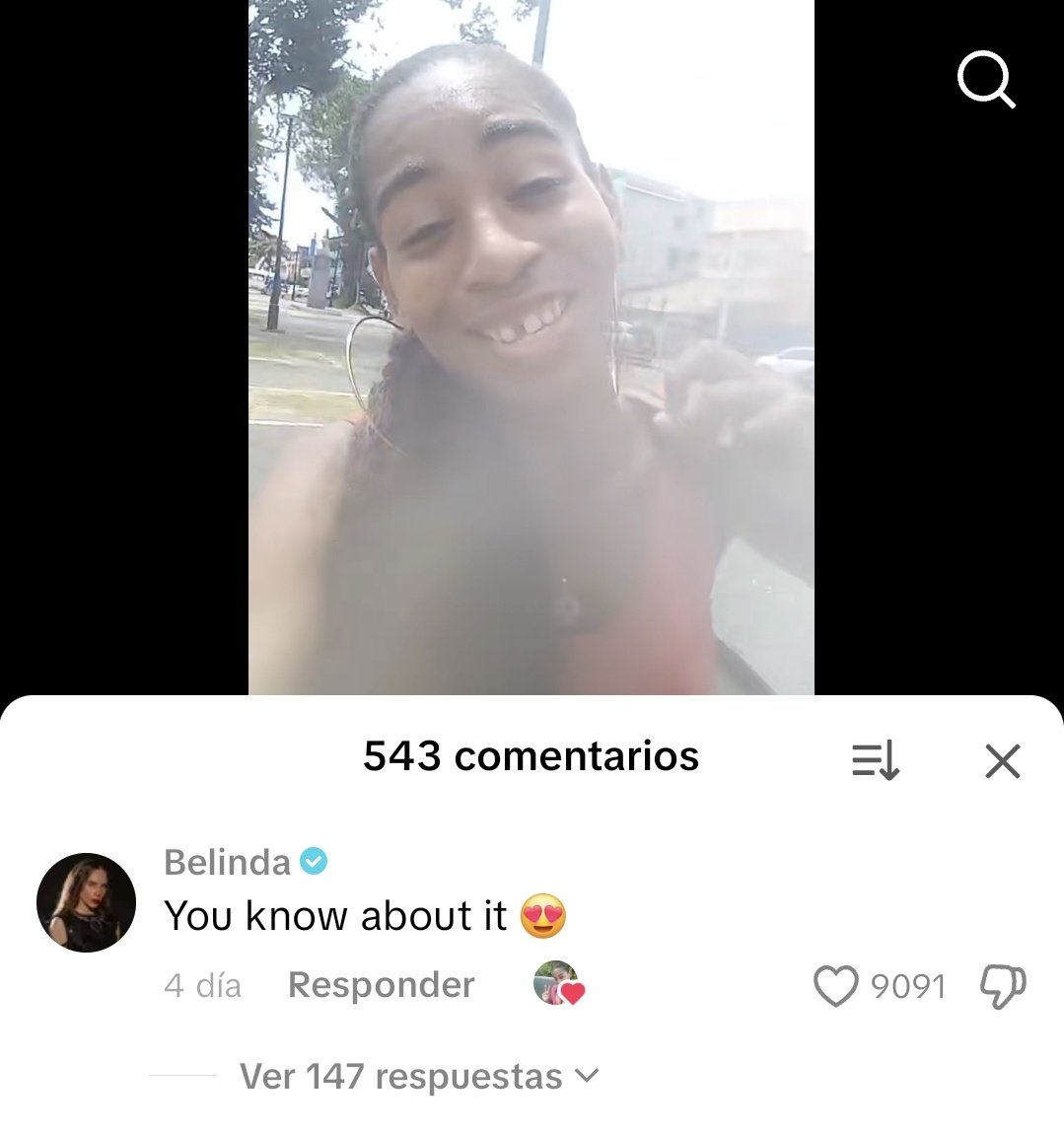 Mannn el panameño siempre ha tenido potencial 😂 
¡Belinda le comentó! you know about it 🤗