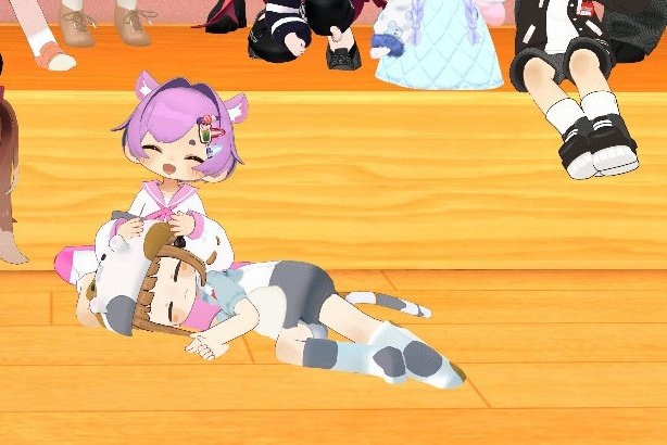 まめフレ幼稚園の集合写真のさらちゃん僕に膝枕されてて可愛い
持って帰りたくなった((こら