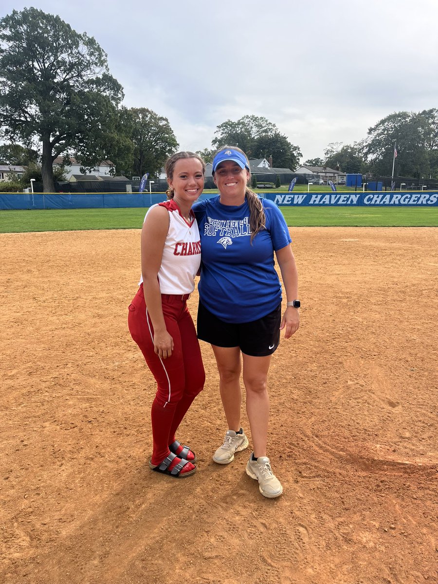 Thankful for the chance to work with Coach Paterson and her team at the UNH prospect camp. Great day of drills and scrimmages. Looking forward to visiting again. <a href="/coachkpaterson/">Kelly Paterson</a> <a href="/UNewHavenSB/">New Haven Softball</a> <a href="/CoachRuss3/">Russ Senerchia</a> <a href="/CharmerSoftball/">Connecticut Charmers</a> <a href="/charmerscoach/">Neil Swanchak</a>
