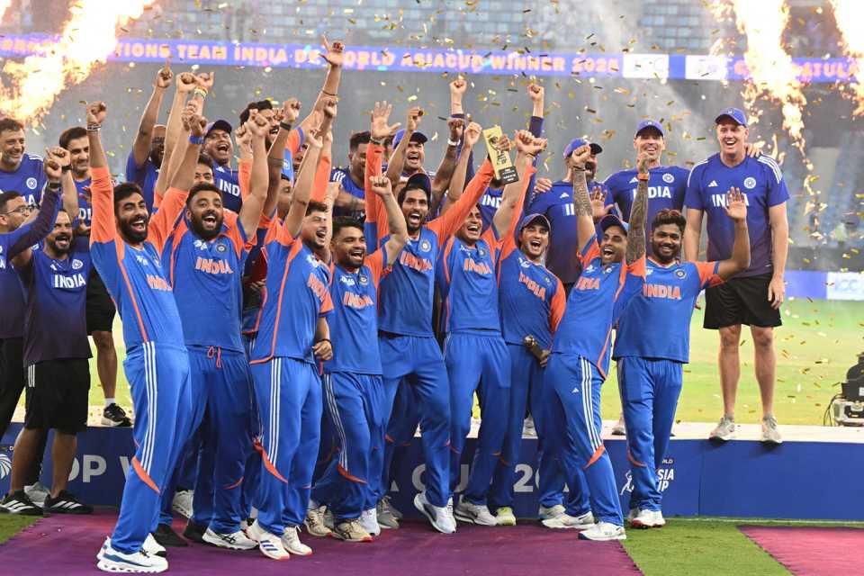 What a victory! Congratulations Team India on winning the Asia Cup 2025. True champions! 🇮🇳🏆🎉

#INDvsPAK #AsiaCup2025