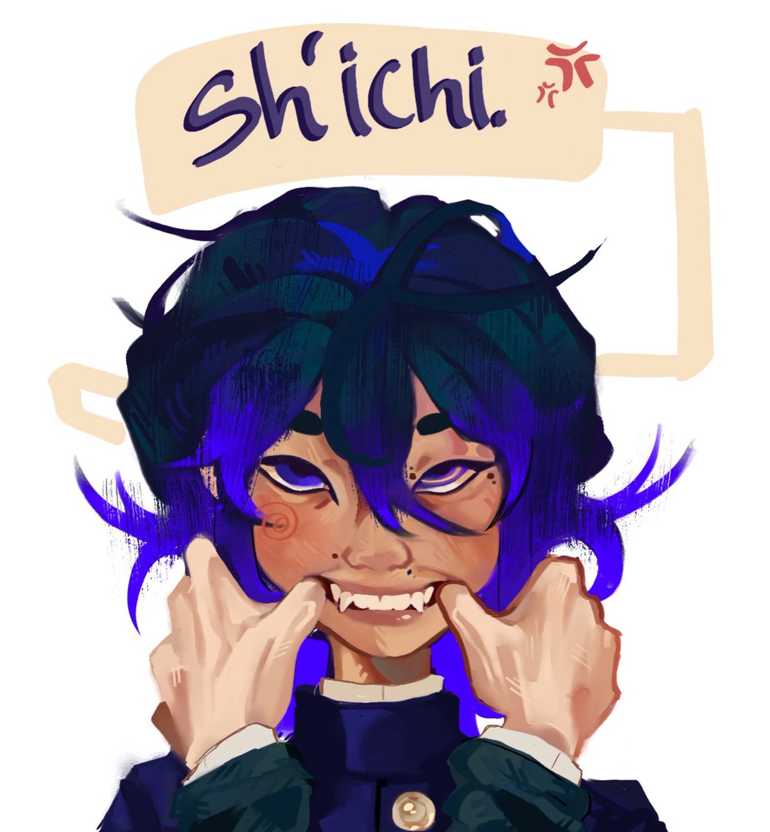 um0lumo's tweet image. Drawing to ease my college stress. Ouma will save me 💆