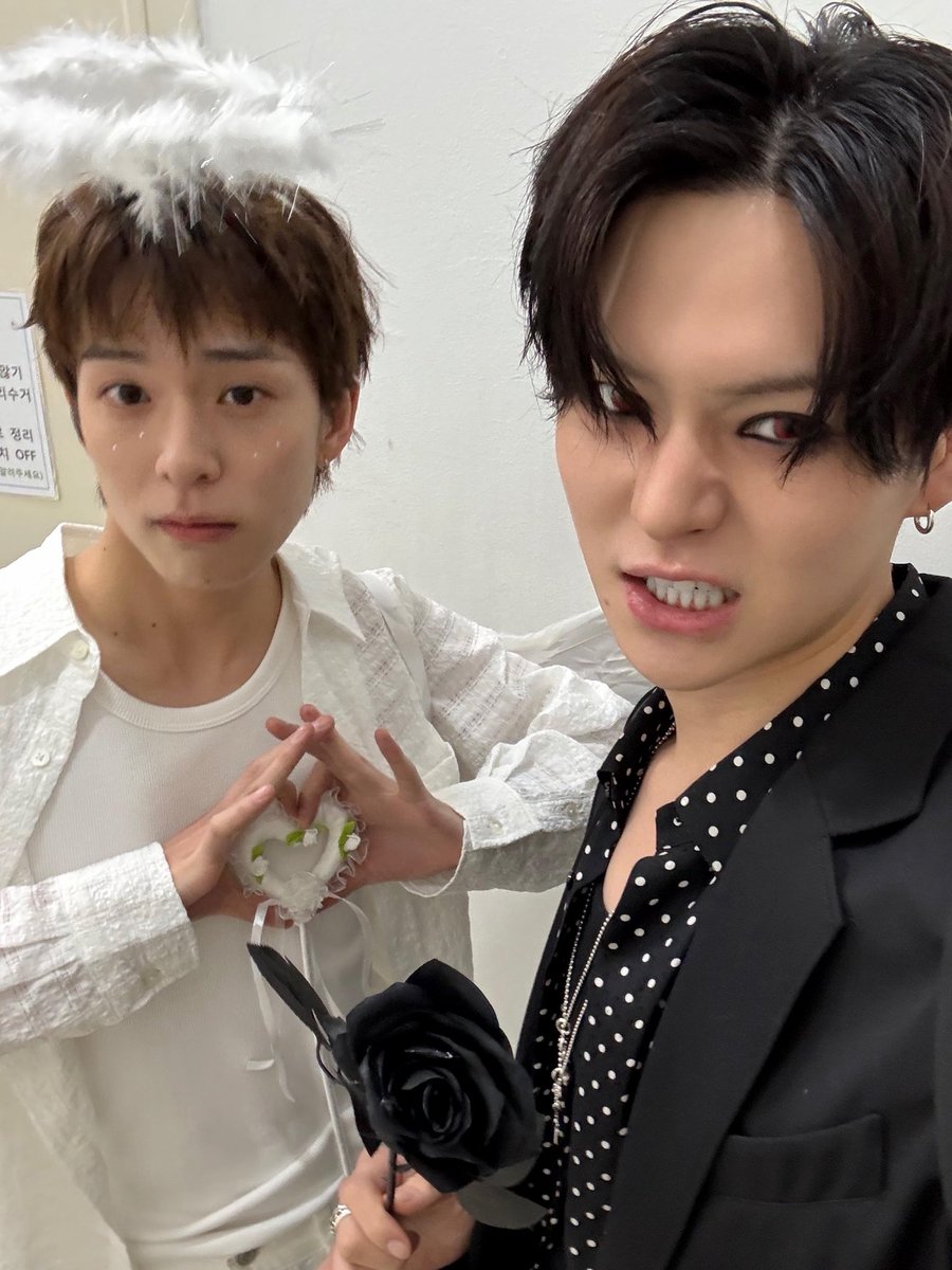 Well, the devil and the angel is here.