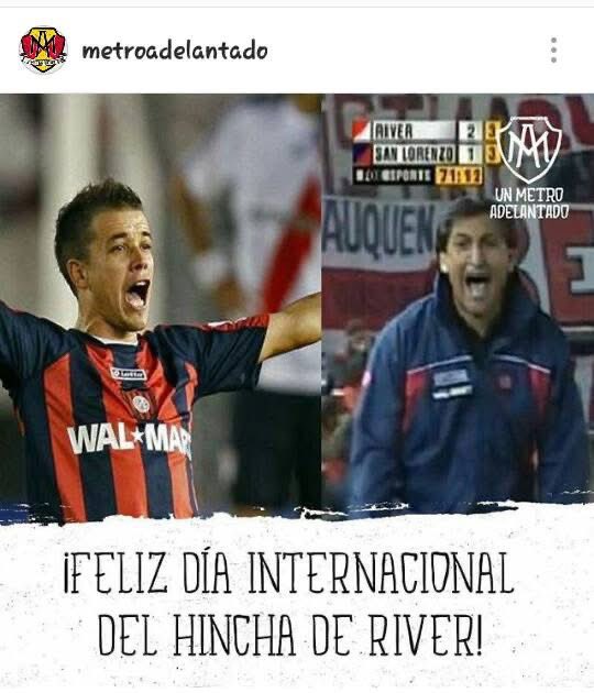 CUERVO_EMI's tweet photo. Perdón la hora, se me pasó saludarlos antes. 
Feliz día del hincha River.

❤️💙 https://t.co/1GcdEleQg3