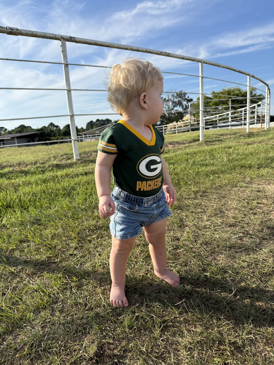 Look at my big man! We are game ready #GoPackGo