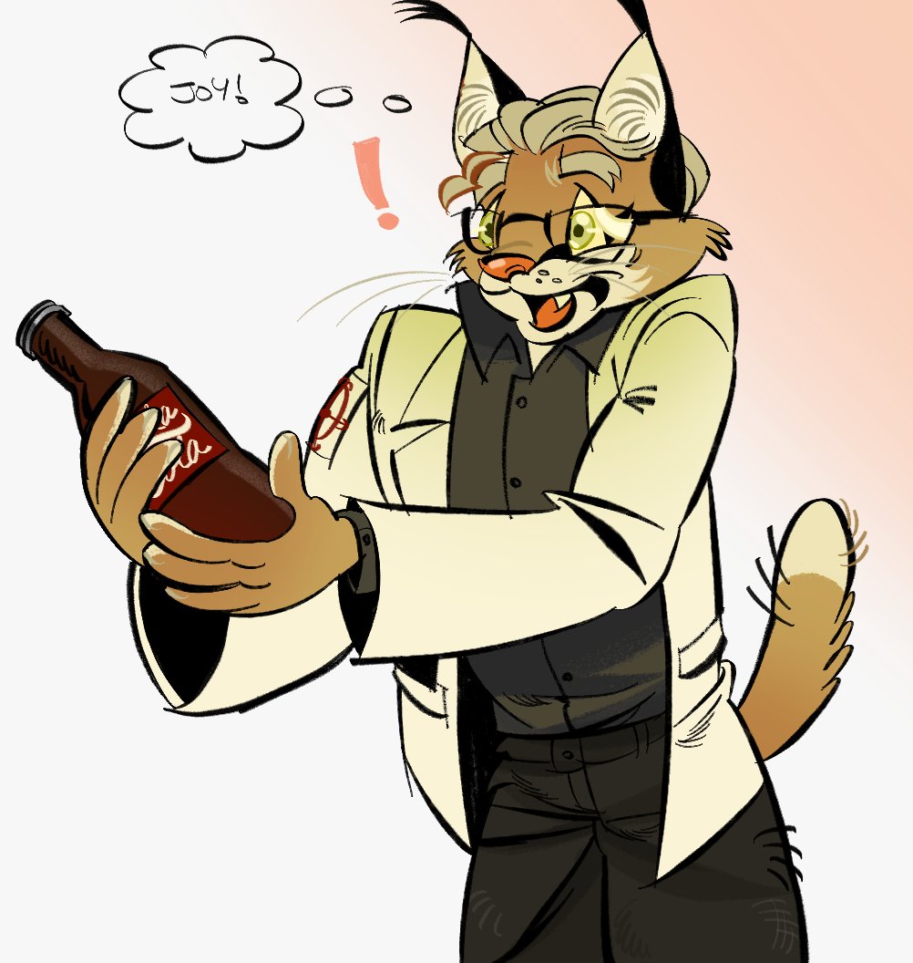 90% of my followers wont know who the non anthro version of this dude is but dats fine i love you all anyways