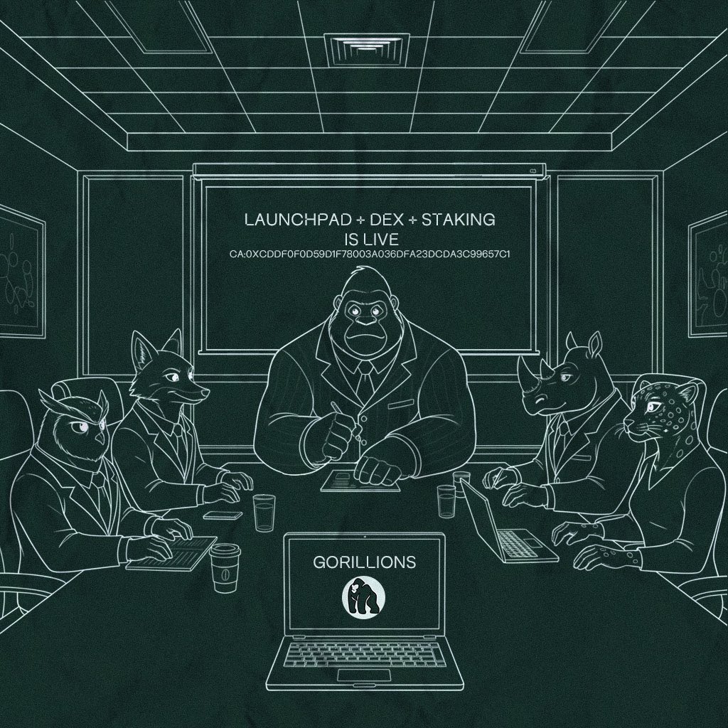 gorillionsfun's tweet image. Launchpad + Dex + Staking is Live on @Plasma .
The first minutes were rough, but the devs aped through it.

Gorillions.

Gorillions.fun