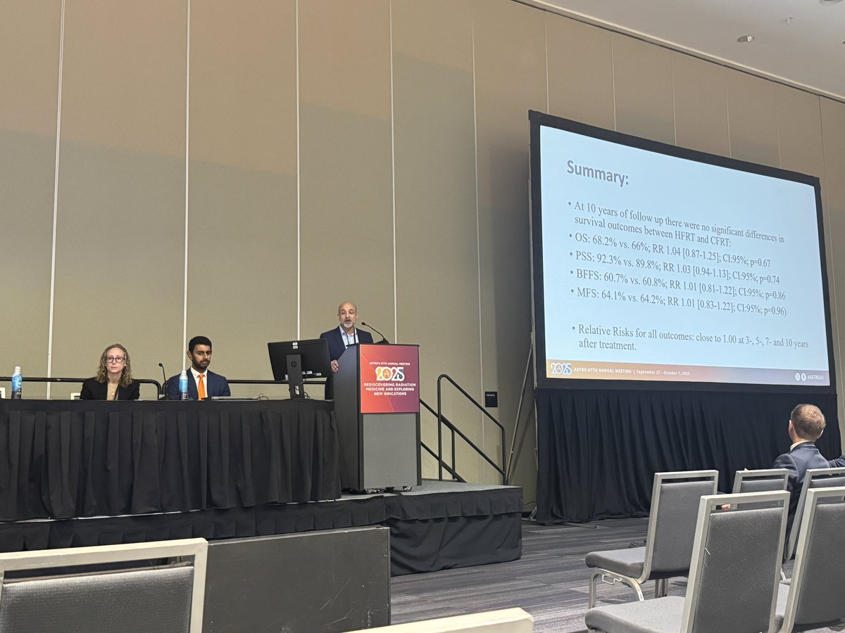 Our department’s Director of Clinical Research, Dr. <a href="/ndesai2005/">Neil Desai</a>, moderated the Advances in Localized Prostate Cancer scientific session. #ASTRO25