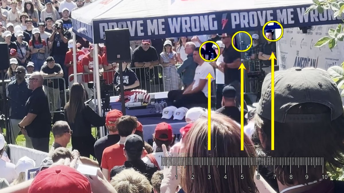 Jason Goodman (@jasongoodmannyc) on Twitter photo When this first came up, <a href="/I_Am_JohnCullen/">John Cullen 🐓</a> said it was a bug. Dr. <a href="/chrismartenson/">Chris Martenson</a> thinks he solved the case because sound and math tell him the shot came from the front, but here are three frames from a 240fps video that show a 500 ft/s projectile about to kill Charlie Kirk. When this first came up, <a href="/I_Am_JohnCullen/">John Cullen 🐓</a> said it was a bug. Dr. <a href="/chrismartenson/">Chris Martenson</a> thinks he solved the case because sound and math tell him the shot came from the front, but here are three frames from a 240fps video that show a 500 ft/s projectile about to kill Charlie Kirk.