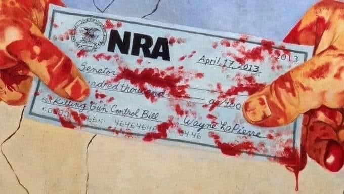 You daily facts: The Grand Blanc church shooter did not act alone. He was aided and abetted by 219 Republicans in the House, 53 Republicans in the Senate, a convicted criminal in the White House, and the NRA who owns them all.