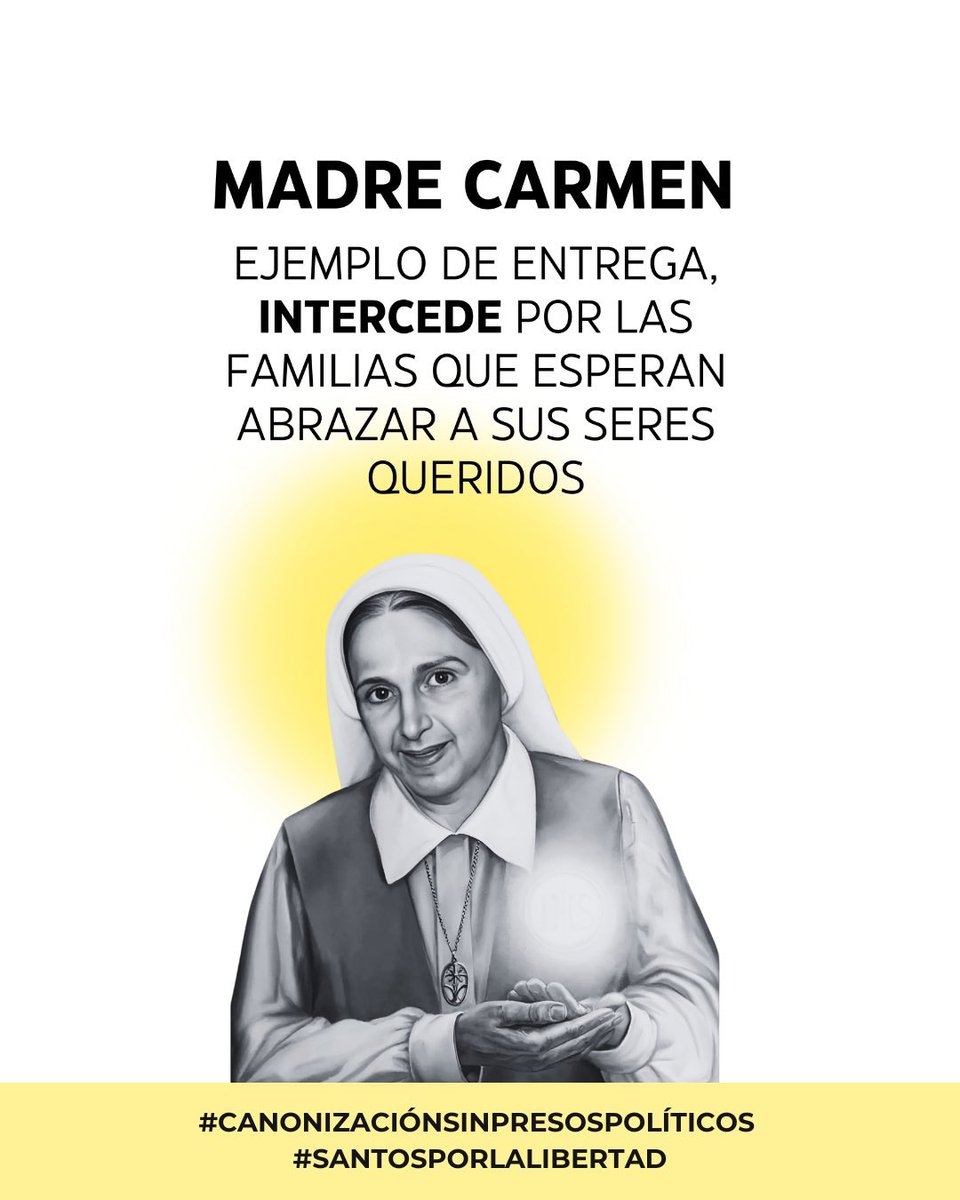 ConVzlaComando's tweet photo. #CanonizaciónSinPresosPolíticos 🙏🏻 https://t.co/D4q0SoMYCb