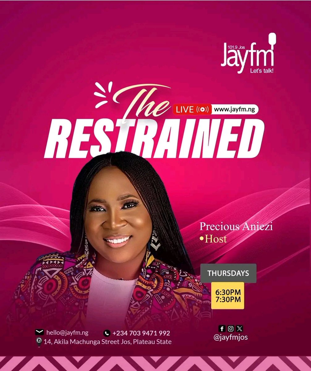 Baruchwealth's tweet photo. I had the honour of being hosted by Precious Aniezi on "the Restrained"  a live radio show where we discussed pedophile and how it imoacts children and it's legal consequences. https://t.co/jvif7R85Ku