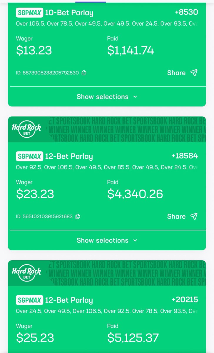 ROZgolfer23's tweet image. ‼️ ‼️ ‼️ ‼️ WE HIT THE MEGA!!!  +20215! LFGGGGG

$120&amp;gt;13k for me (with a few cash outs) &amp;amp; I know some wicked good hits out there for yall.

MEGA HIT GIVEAWAY&amp;gt; $50 to 5 followers before tommorow’s MNF game, just gotta like this tweet and be following me.

LETS GOOOOO!