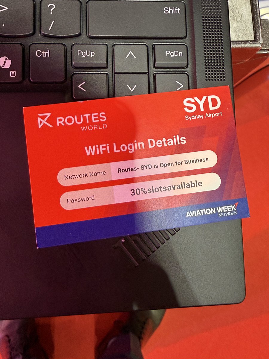 Isn't it ironic how Sydney Airport are shifting the narrative about slots? It's as if they read our article from last month:

analyticflying.com/p/how-constrai…
