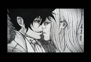🦇❣️🖤#Alucard #hellsing #HELLSING  #Integra #love #KISS #SerasVictoria