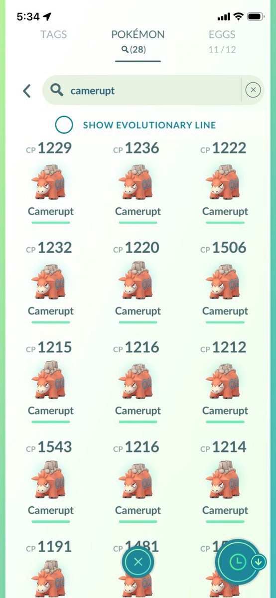 TreyOvard's tweet photo. “1 in 10 shiny odds” they said 🙄✋ https://t.co/YFOg5Ctsut