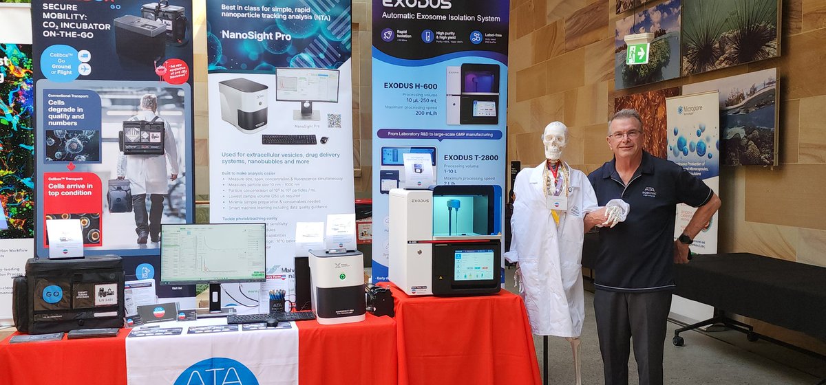 ATA Scientific (@atascientific) on Twitter photo Here #asbmb2025 being held <a href="/UQscience/">UQ Science</a> Global Change Institute. Visit us with Prof Barry to learn more about <a href="/exodus_bio/">Exodus Bio</a> auto exosome isolation system. <a href="/Cellbox_/">Cellbox Solutions</a> offers live cell transport. Here #asbmb2025 being held <a href="/UQscience/">UQ Science</a> Global Change Institute. Visit us with Prof Barry to learn more about <a href="/exodus_bio/">Exodus Bio</a> auto exosome isolation system. <a href="/Cellbox_/">Cellbox Solutions</a> offers live cell transport.