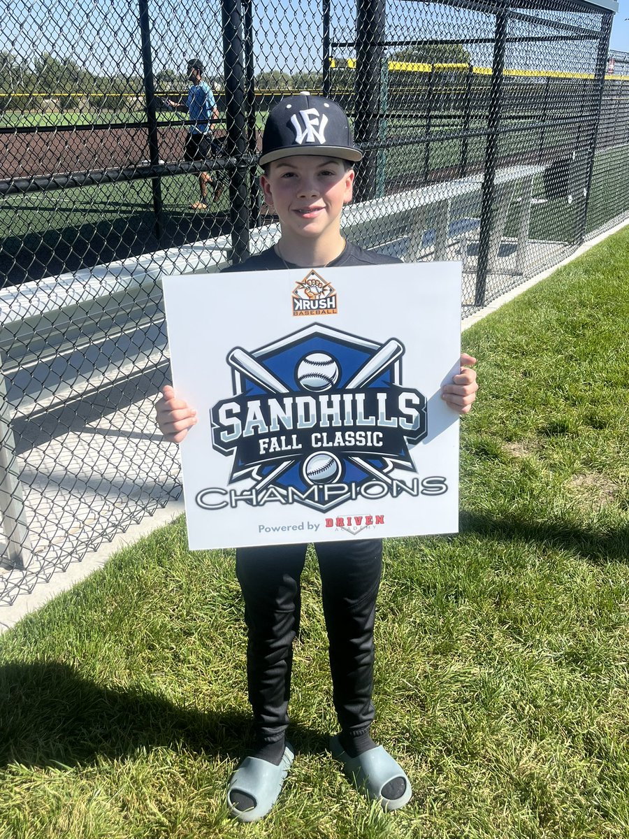 With a 4-0 record this weekend the #wowboys earn a 🥇place finish!  #champs <a href="/ubanebraska/">Ultimate Baseball Academy</a> <a href="/WowFactorNation/">Wow Factor Baseball</a>