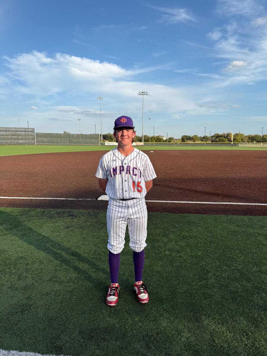 F: <a href="/ImpactBsblClub/">Impact Baseball Club</a> Lorber 6, Texas Generals National 5
PoG: <a href="/cohenross/">Cohen Ross</a> 1-1, HR, 2 RBI, R
Hitter: <a href="/WillNewt15/">Will Newton</a> 1-2, BB, 2 RBI