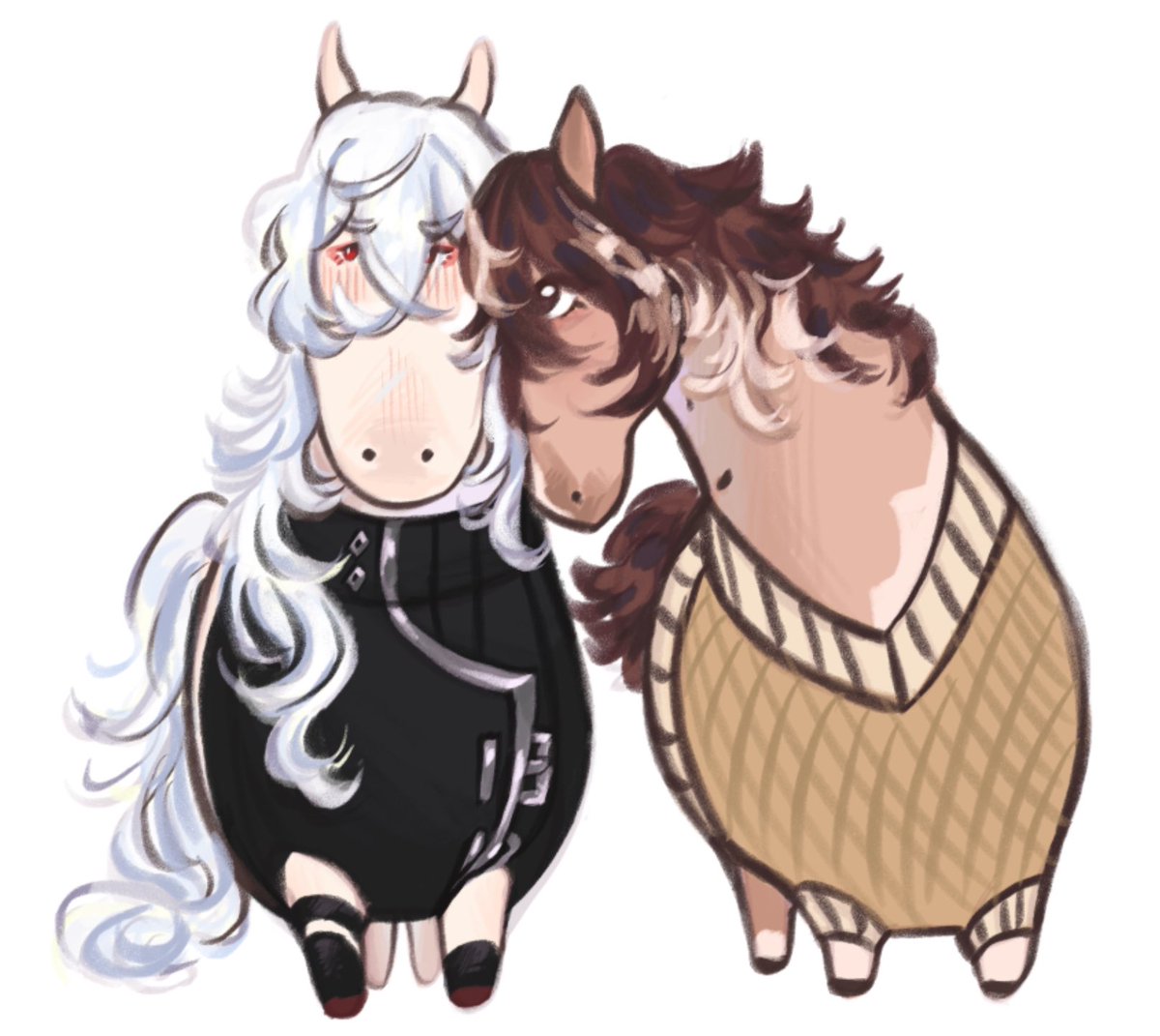 Using my art skill to draw slightly questionable stuff : Honses

#ADateWithDeath