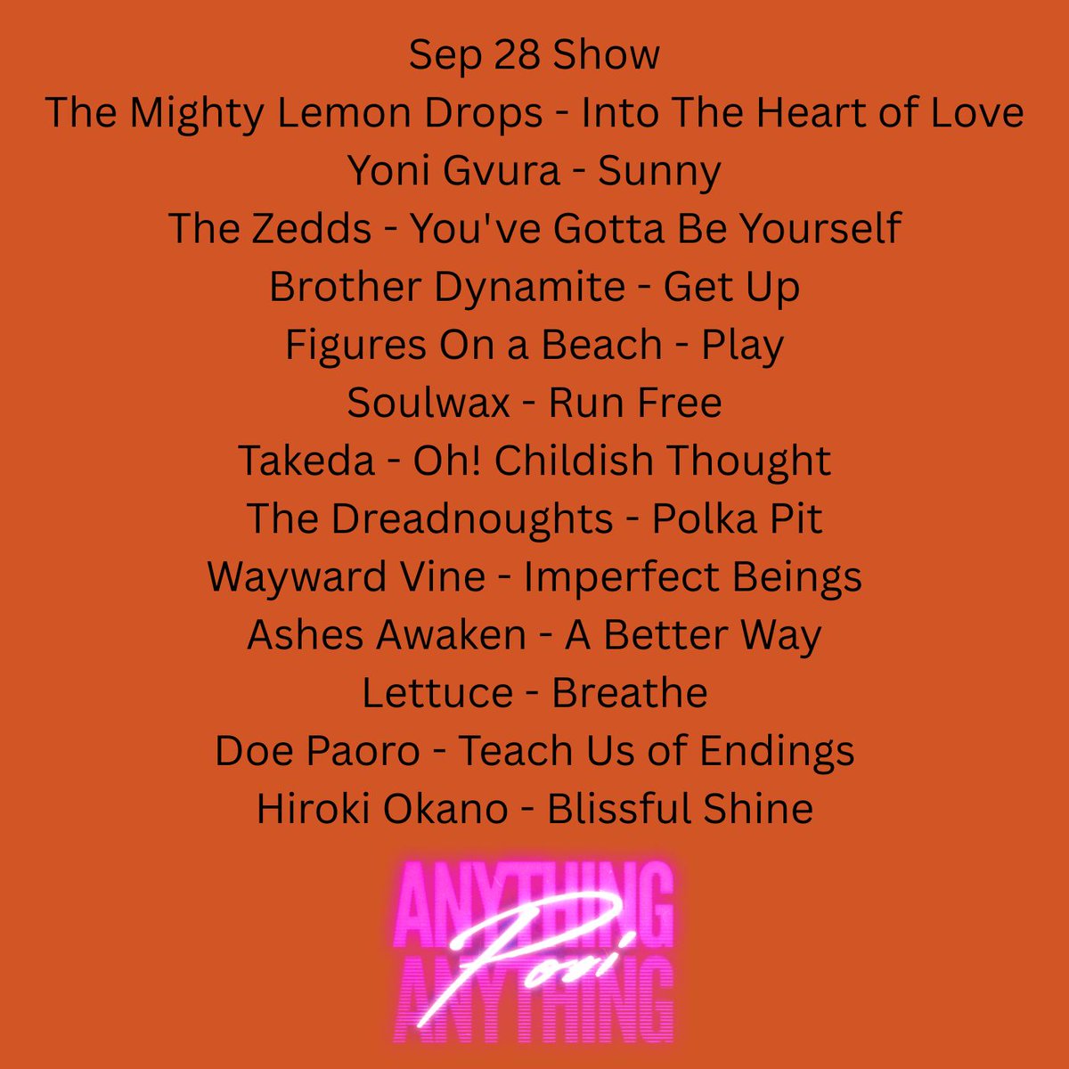 anyanyposi's tweet image. Because some days, you just need the "posi" incl. @TonyH6259044627 @soulwax @TheDreadnoughts @MTSManagement @lettucefunk &amp;amp; more-!
mixcloud.com/Anything_Anyth…
#aworldthatworksforeveryone #radicallyinclusive #independent