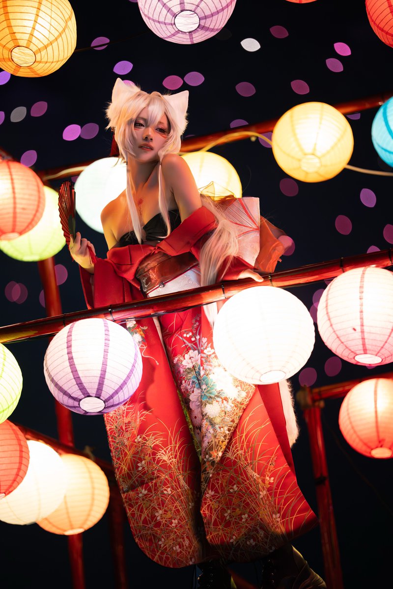 kuroma_cos_'s tweet image. おはよう〜🦊
また1週間頑張るぞ〜

綺麗に撮ってもらえて映える衣装にした良かった♡

  #大洗海上花火大会
 #COSFESTREASURE