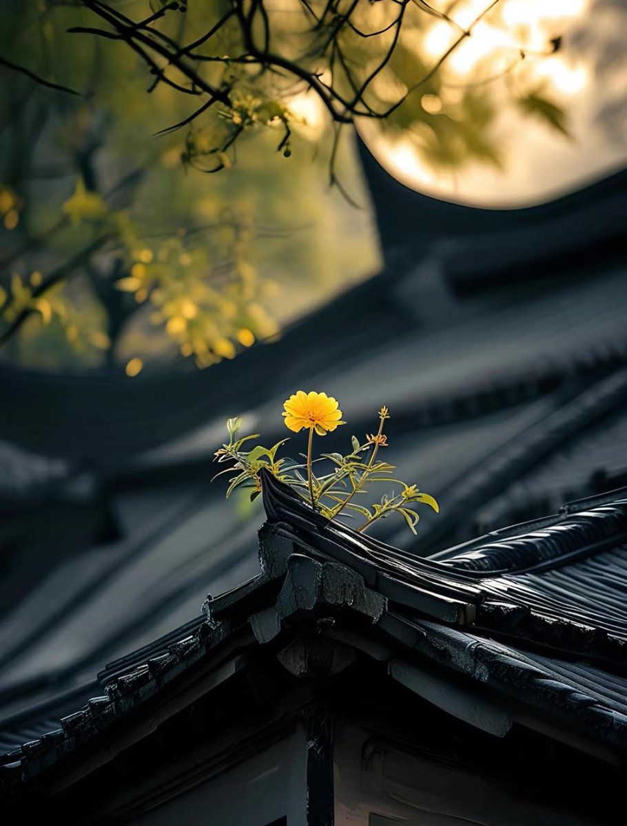 It was not that it was lonely for not blooming together, but that it was more radiant because it bloomed alone.