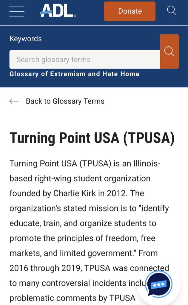 According to the ADL

Trans militia cult who m*rder people: Not extremist

Org to empower and educate students and promote freedom: extremist

Unreal