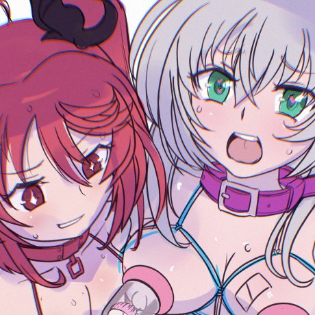 ファンティアに投稿しました!「クー子xニャル子WIP」 https://t.co/AIY0yJ5ACO 