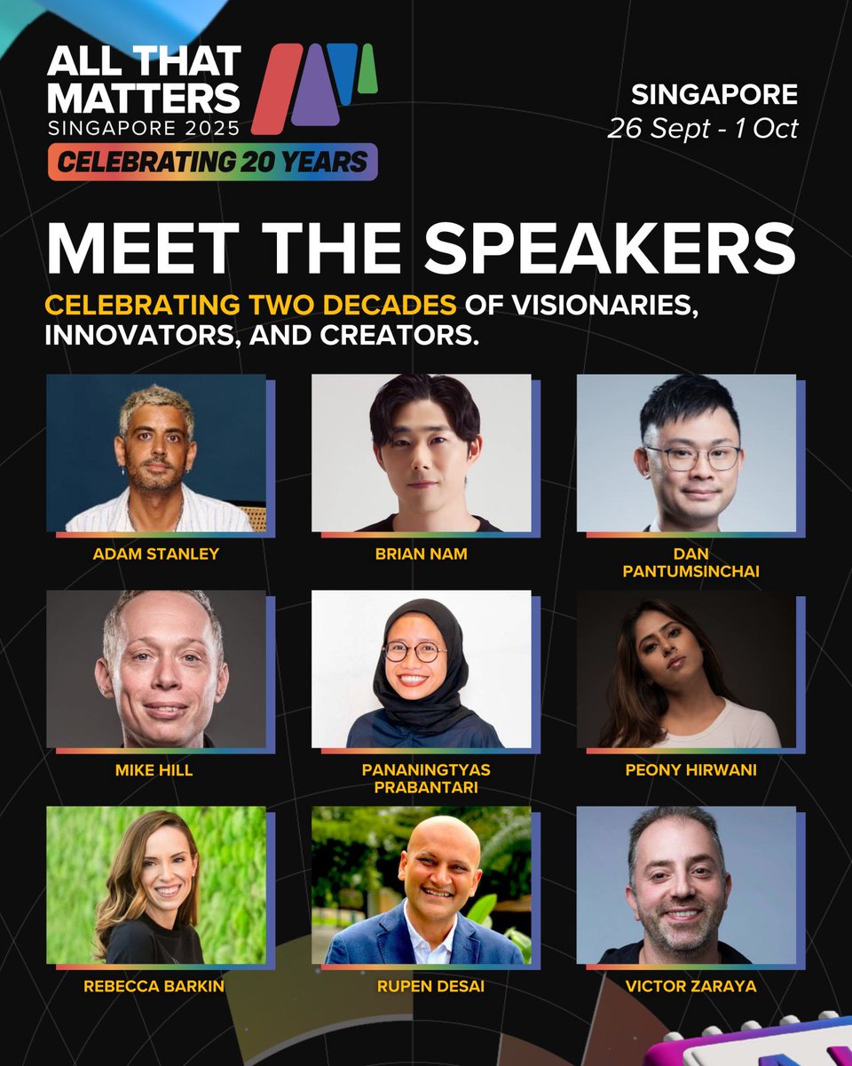 Lamina1official's tweet image. Today at @mattersasia 🎤

10:35am-11:05am: Panel talk ft. LAMINA1 Co-Founder/CEO @rebeccabarkin to kick things off
12:45pm-2:00pm: ATM VIP Networking Lunch sponsored by L1 x @virginmusic 

See you there 👋 #AllThatMatters25
