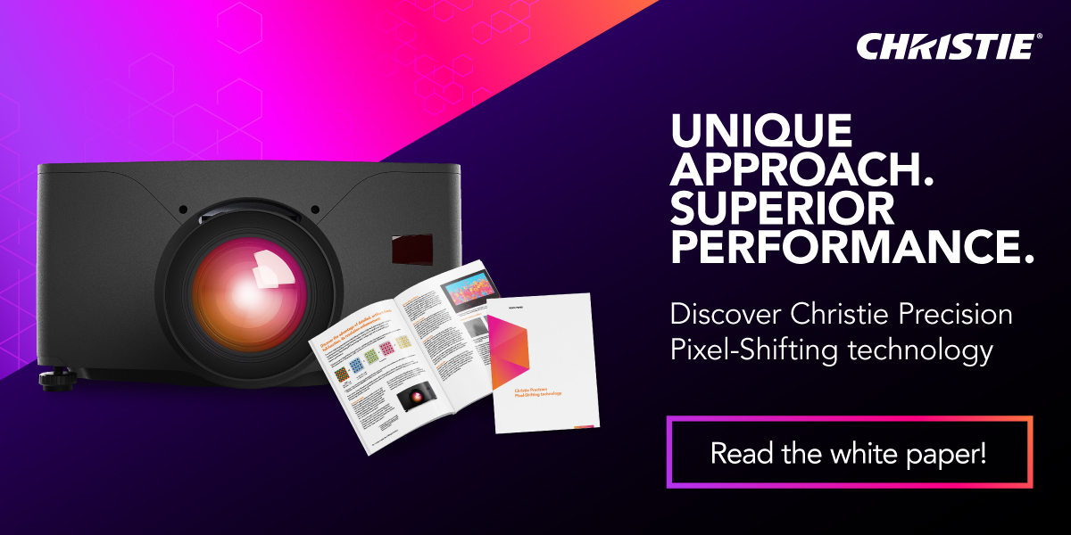 ChristieDigital's tweet image. 🔍 Not all pixel-shifting tech is equal. Our engineers perfected it with Christie Precision for superior detail. 📄 Learn more: ow.ly/ZoAj50X2Olr #PixelShifting #ProjectionTechnology #Innovation #AVTech