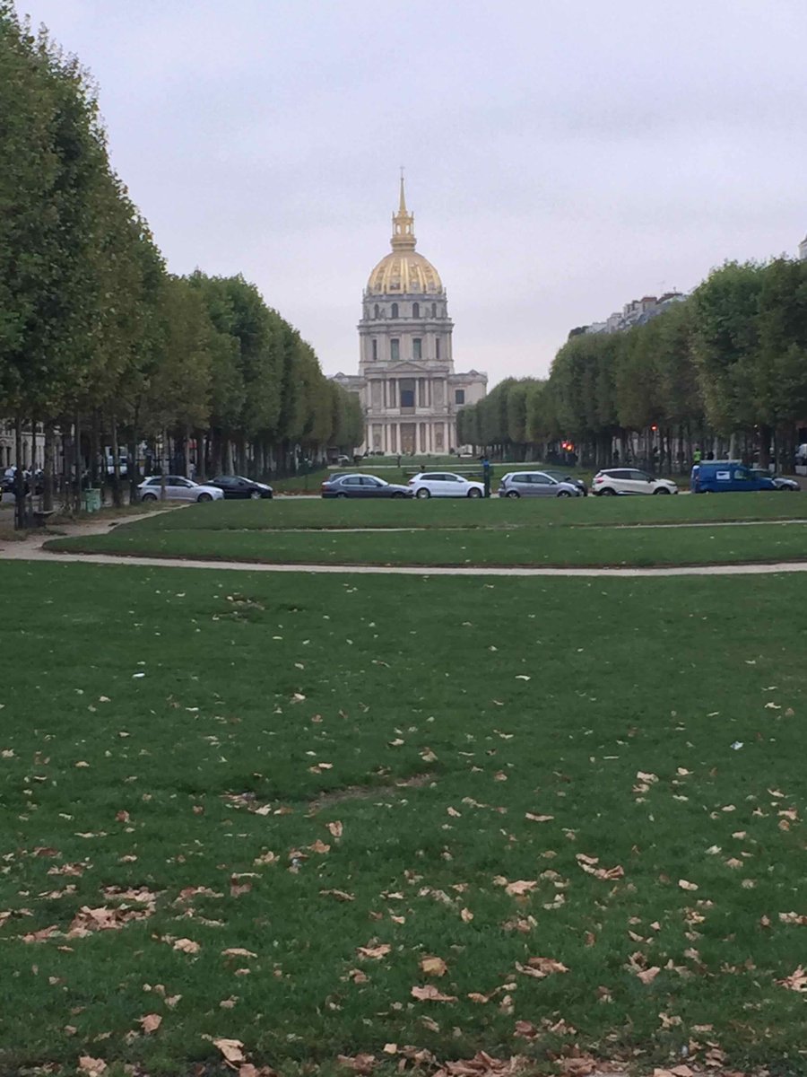 The statue of Pasteur in Paris faces the Invalides where Napoleon is buried.  This is apt as one fought germs, while the other fought Germans.