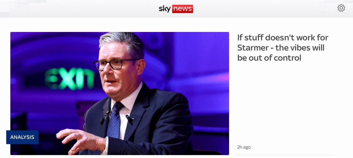 Bizarre headline on <a href="/SkyNews/">Sky News</a> top story about Labour conference. Absolutely no idea what it means. Presume written by an adolescent. #SkyNews #LabourConference2025