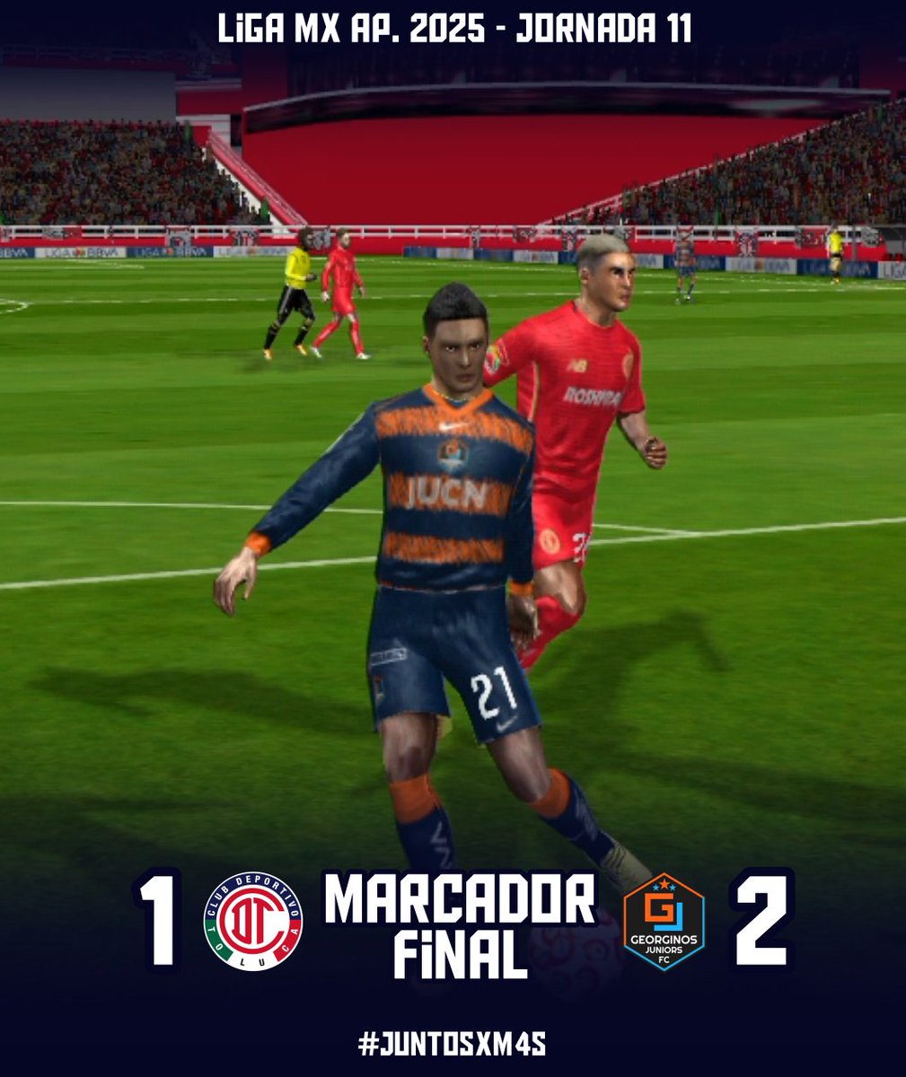 GeorginosJrs's tweet image. ⏱️ / 90+3&apos; / Final del Partido / Finaliza el Partido ¡Y sumamos nuestra 4ta Victoria en el Torneo!

#TOL 1-2 #GJS 

Goles:
- John Tolkin: 24&apos; ⚽
- Ángel Zaldívar: 56&apos; ⚽

#JuntosXM4s