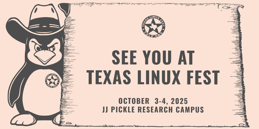 Texas LinuxFest tweet media