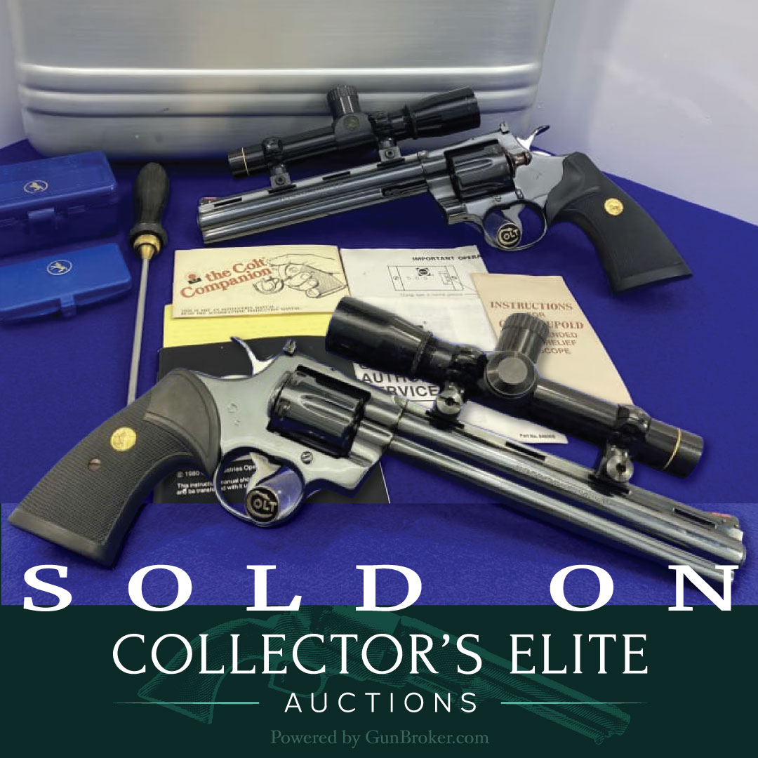 CEliteAuctions's tweet image. ✅ SOLD on Collectors Elite Auctions
1981 Colt Python Hunter .357 Mag Blue 8&quot;
💎 ULTRA SCARCE – Only ~2,400 Made!

🔗 Explore What’s Next: bit.ly/4bx7zGU

#CollectorsElite #ColtPython #gunsdaily