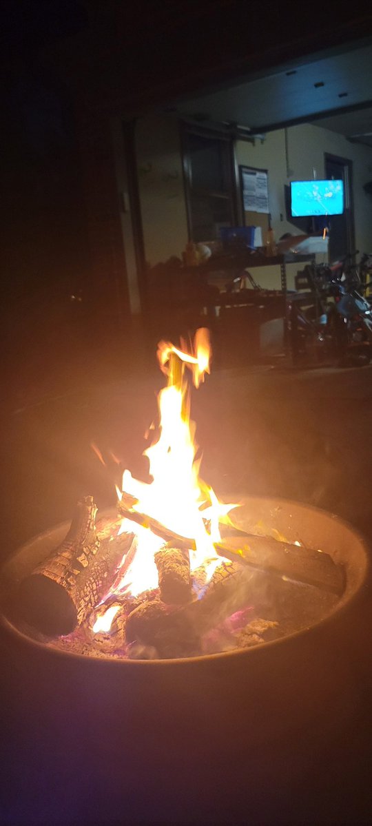 Fire pits and football - trying to convince the fall weather to settle in!