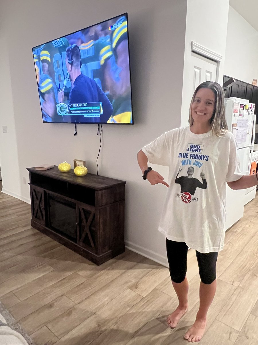 Well I was just informed by <a href="/JessSwishy3/">Jess Swisher</a> that she is sleeping  in this shirt tonight <a href="/JMV1070/">JMV1070</a>