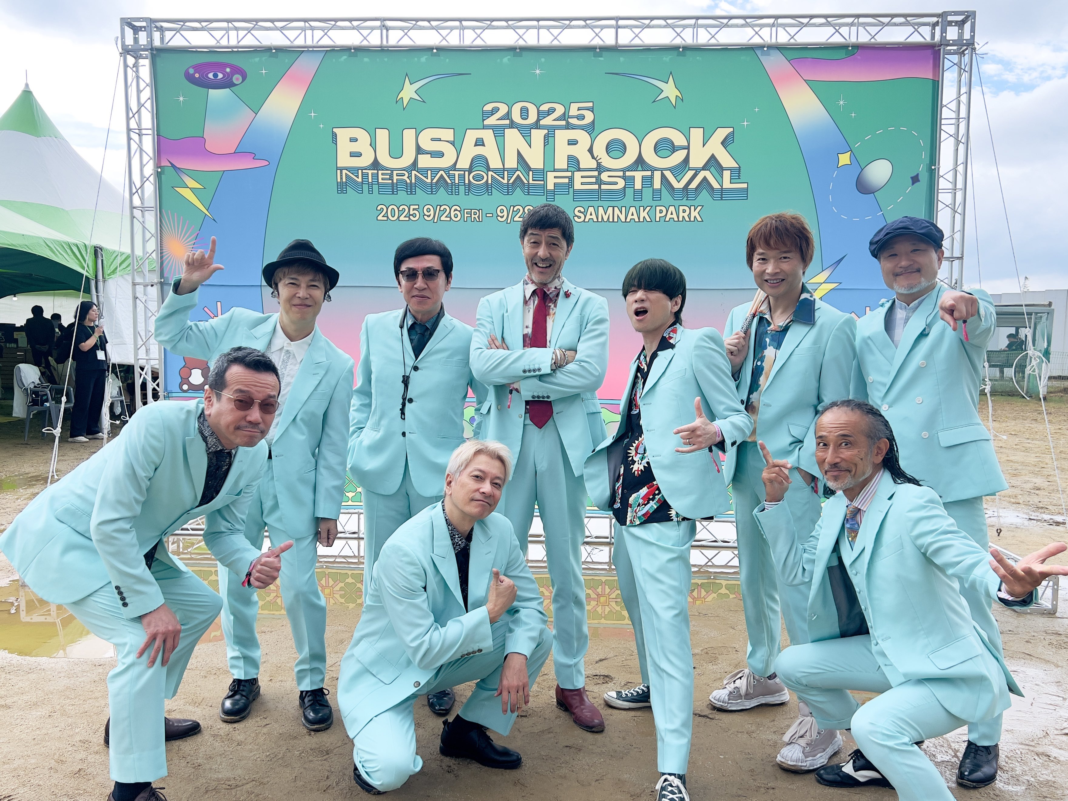 東京スカパラダイスオーケストラサイン色紙/谷中敦.茂木欣一.fishmans 東京スカパラダイスオーケストラサイン色紙/谷中敦.茂木欣一.fishmans