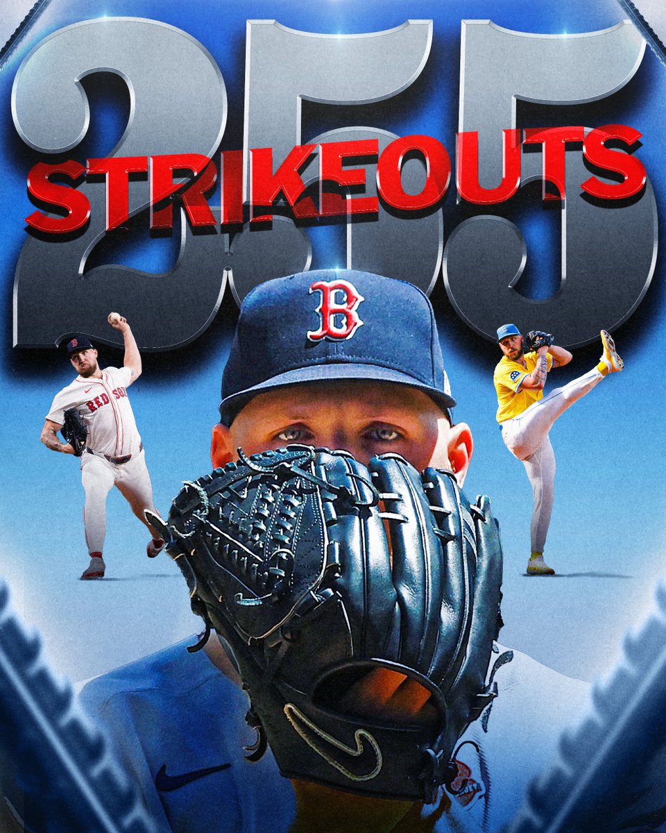 Garrett Crochet dominated in his first season in Boston!

He finishes 2025 with the most strikeouts in baseball 🐷