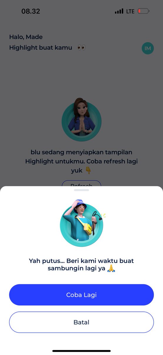 imbud_'s tweet photo. BCA mobile, My BCA dan BLU by BCA digital kompak eror pagi ini hiks https://t.co/rqihz5w8Oc