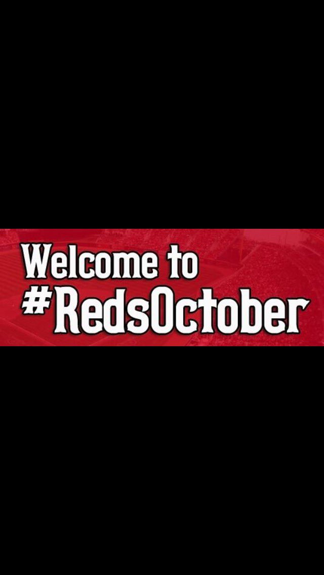 The Cincinnati Reds clinch a wildcard playoff spot! #Reds #RedsOctober #RedlegsNeverSayDie
