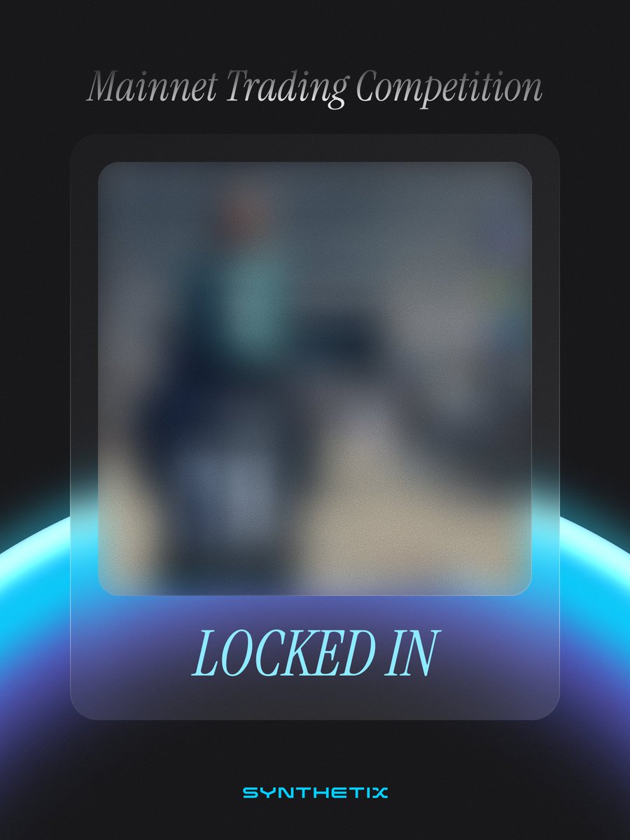 Gut said it was a good idea to get this trader locked in for the Synthetix Mainnet trading competition

They will go head-to-head with 99 others for the chance of taking home a $1,000,000 top prize 

Guess who
