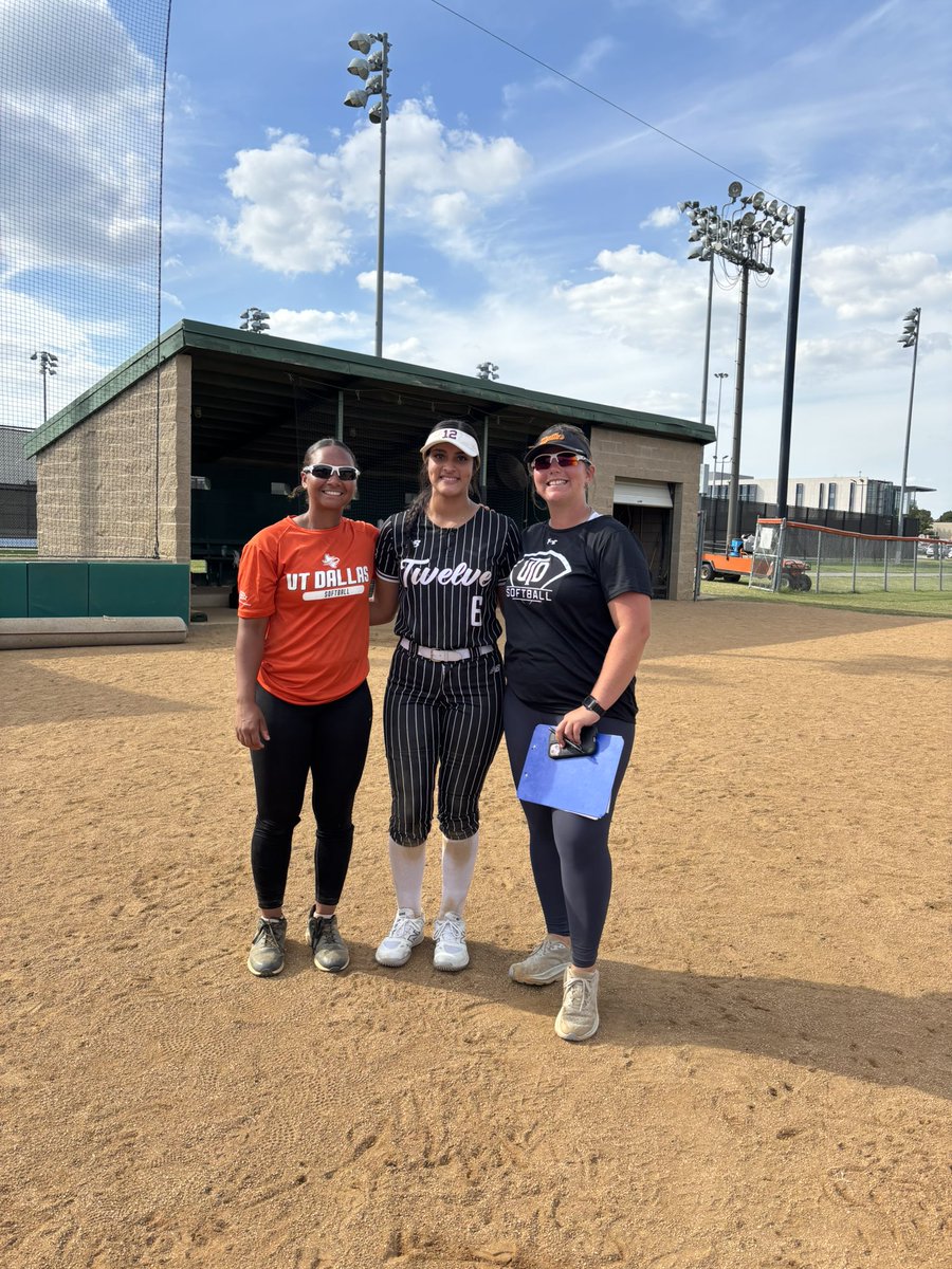 Had another great camp at UT Dallas <a href="/UTDCometSB/">UT Dallas Softball</a>. Thanks Coach Dickson, Coach Lee, Coach Dunn and Coach Egan for providing such a unique experience. Looking forward to seeing yall this Fall. <a href="/TwelveRecruitSB/">Texas Twelve Recruiting Softball</a> <a href="/SoftballTwelve/">Twelve Softball</a> <a href="/caseydickson717/">Casey Dickson</a> <a href="/coach_HaleyLee/">Haley Lee</a> <a href="/coachkayladunn/">Kayla Dunn</a>